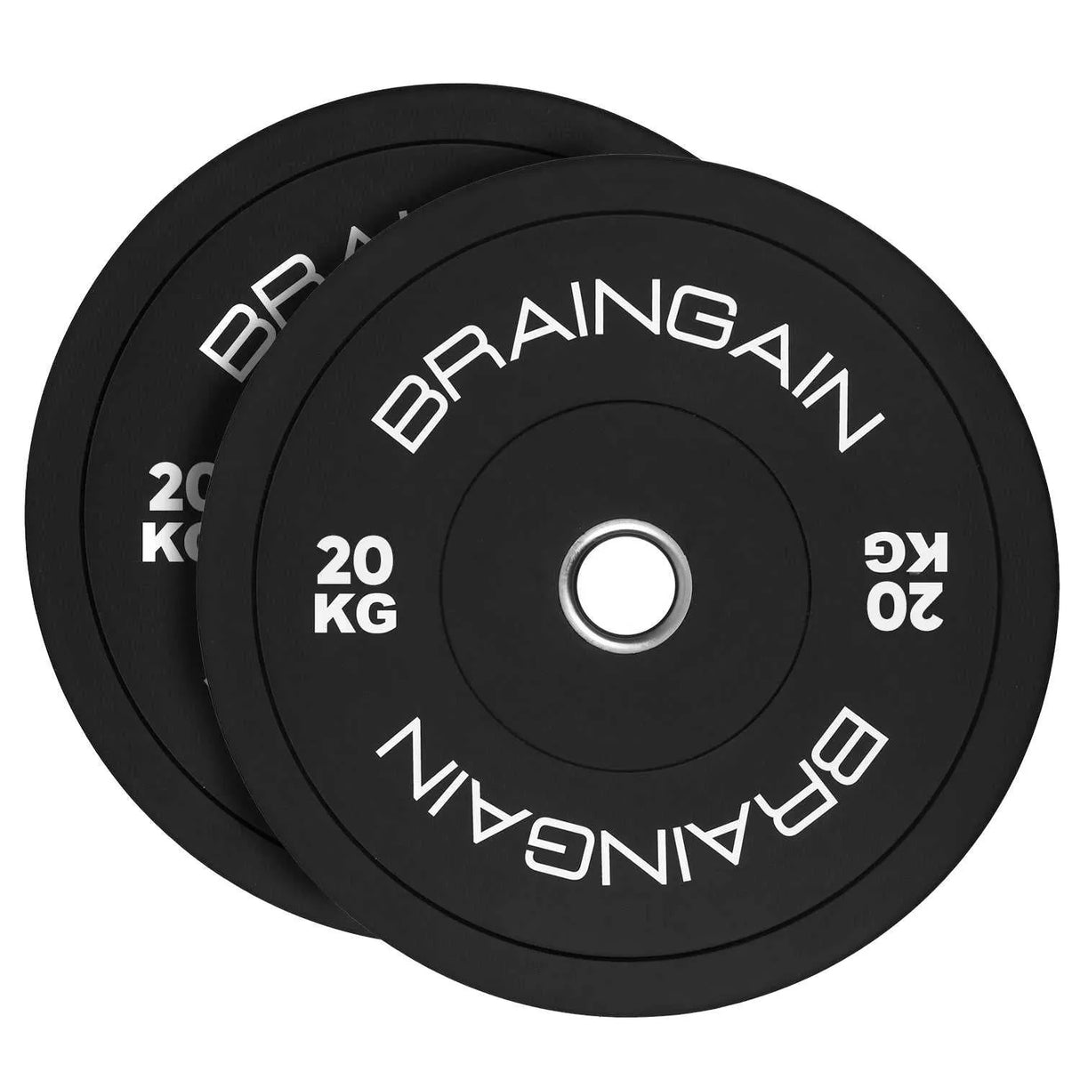 Black HD Bumper Weight Plates Rubber - 5kg to 25kg