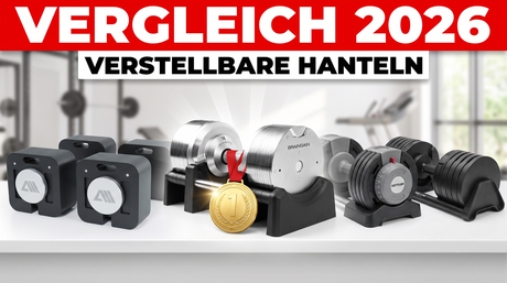 Verstellbare Hanteln 2026 im Vergleich: BrainGain SmartBells Pro auf Platz 1 vor ATLETICA QUAD, Kettler und NÜOBELL