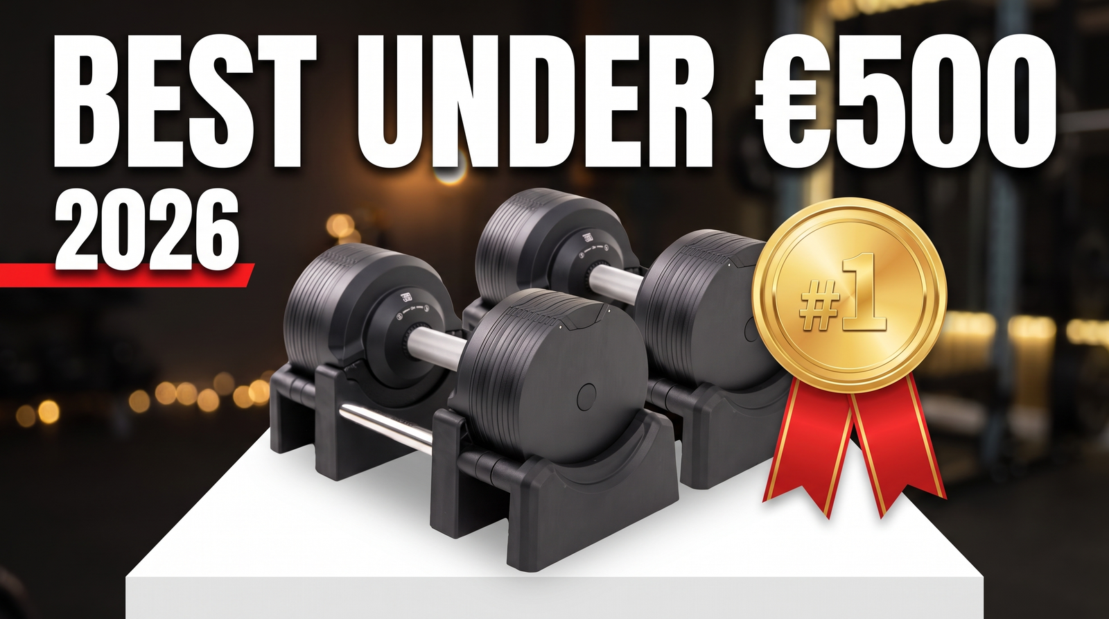 Best adjustable dumbbells under €500 in 2026 — BrainGain SmartBells Pro, ranked number one