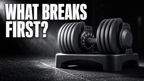 What breaks first? BrainGain SmartBells 40 kg adjustable dumbbell under a hard spotlight