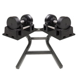 23.5kg Black Adjustable Dumbbell (Pair) - 1.5kg Increment