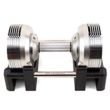 23.5kg Chrome Adjustable Dumbbell (Pair) - 1.5kg Increment