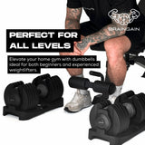 24kg Adjustable Dumbbell (Pair)