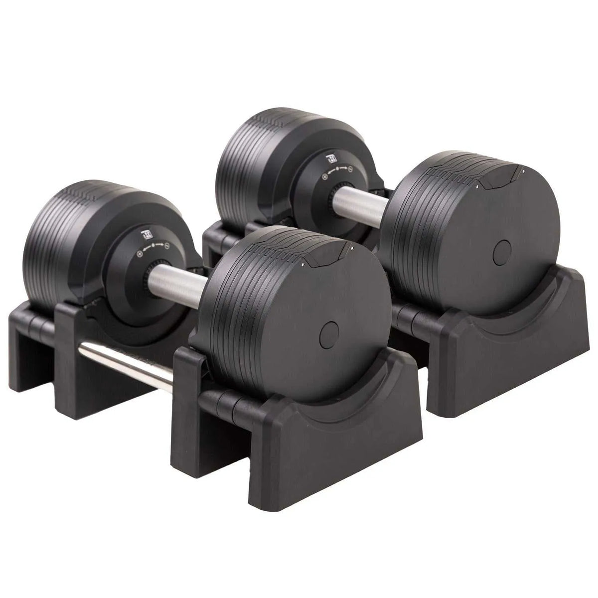 Verstellbares Hantelset MX55 von 4,5 bis 24,9 kg mit Ständer - Systemhanteln Verstellbares Hantelset MX55 von 4,5 bis 24,9 kg mit Ständer - Systemhanteln