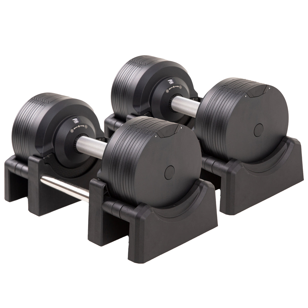 32.5kg Black Adjustable Dumbbell (Pair) - 1.5kg Increment