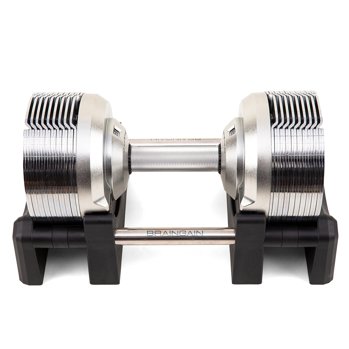 32.5kg Chrome Adjustable Dumbbell (Pair) - 1.5kg Increment