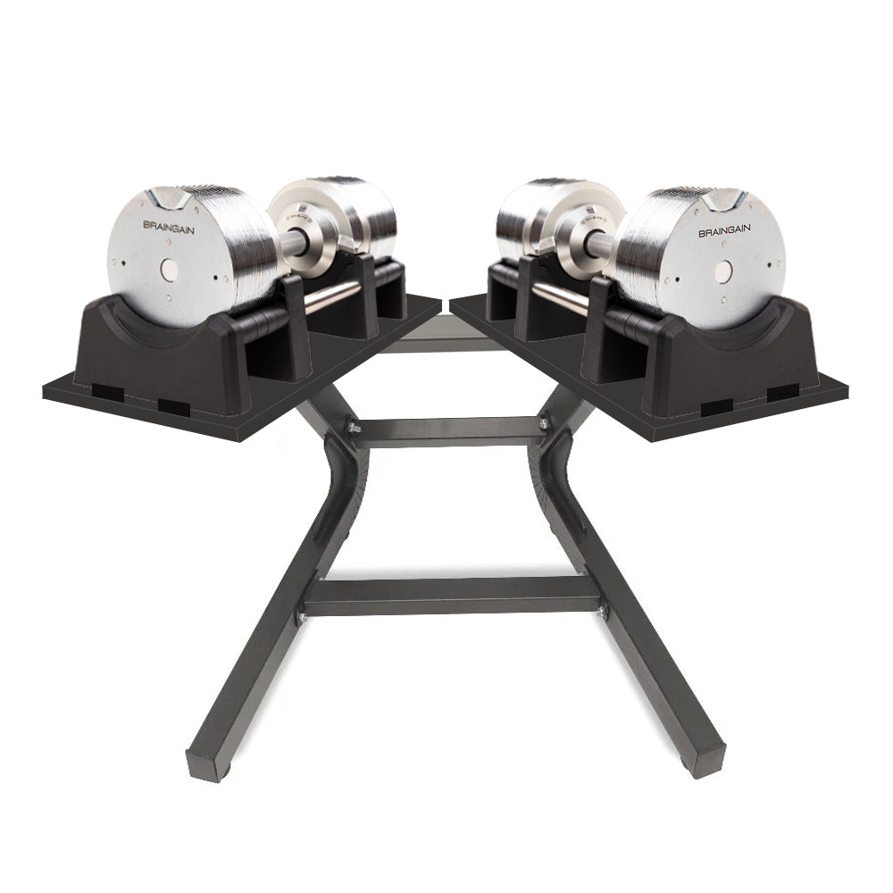 41.5kg Chrome Adjustable Dumbbell (Pair) - 1.5kg Increment