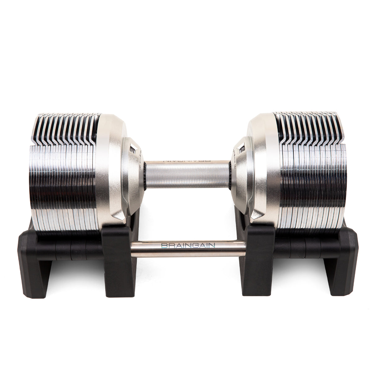 41.5kg Chrome Adjustable Dumbbell (Pair) - 1.5kg Increment