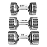 Verstellbare Kurzhanteln Chrom (Paar)