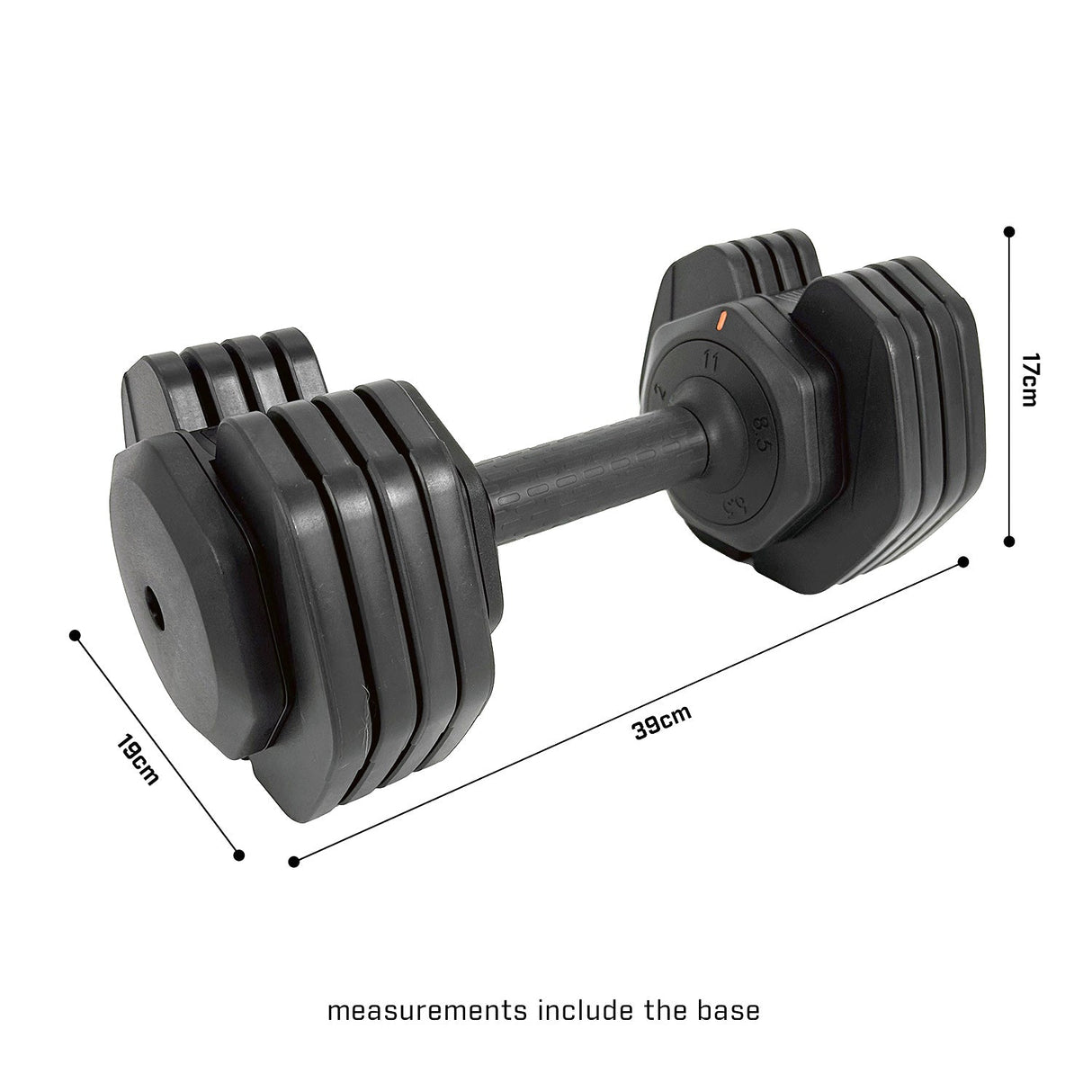 11 kg verstellbare Hantel (Paar)