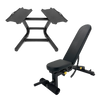 Pro Dumbbells Stand and Adjustable Bench
